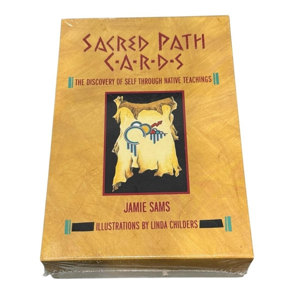 Sacred Path Cards Box Set Book & 44 Native Oracle Deck Sealed Jamie Sams